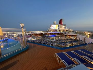 Cruise Shorts - Towel Animal Heaven on the Lido Deck Aboard the Carnival Freedom Cruise Ship