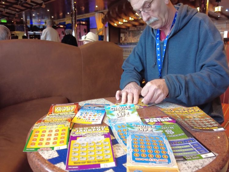 Cruise Casino Games - $50 Cruise Casino Scratch Off Challenge on Cruise Ship Carnival Valor