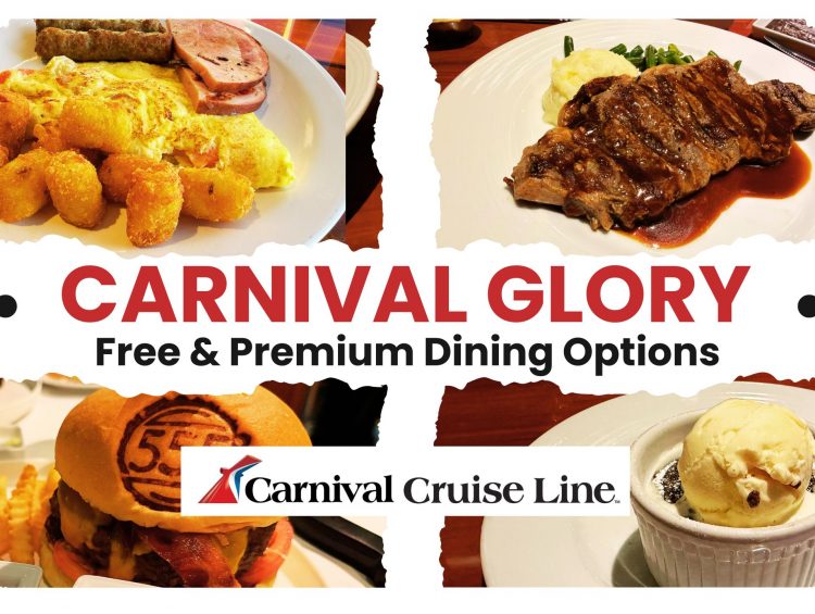 Carnival Glory Dining Guide | FREE & Premium Restaurants Explained (Full Food Review)