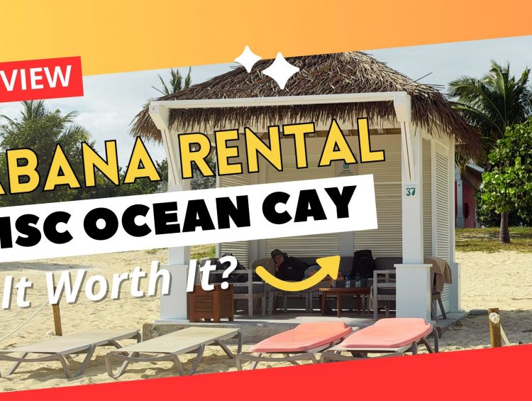 Ocean Cay Cabana Review & Tour | Is the MSC Cabana Worth It? (Ocean Cay MSC Marine Reserve)