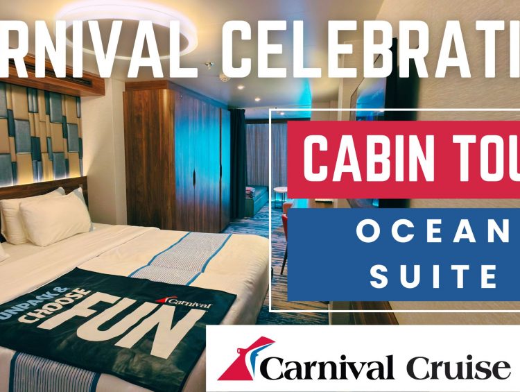 Carnival Celebration Ocean Suite Tour | Full Walkthrough & Suite Review