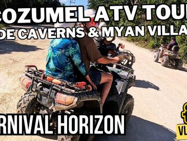 Cozumel ATV Tour | Jade Caverns, Mayan Village and Tequila Tasting | Carnival Horizon Vlog #4