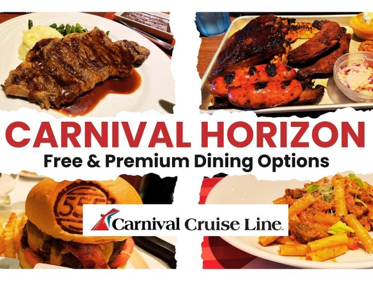 Carnival Horizon Dining Guide | All Restaurants, Food and Specialty Dining